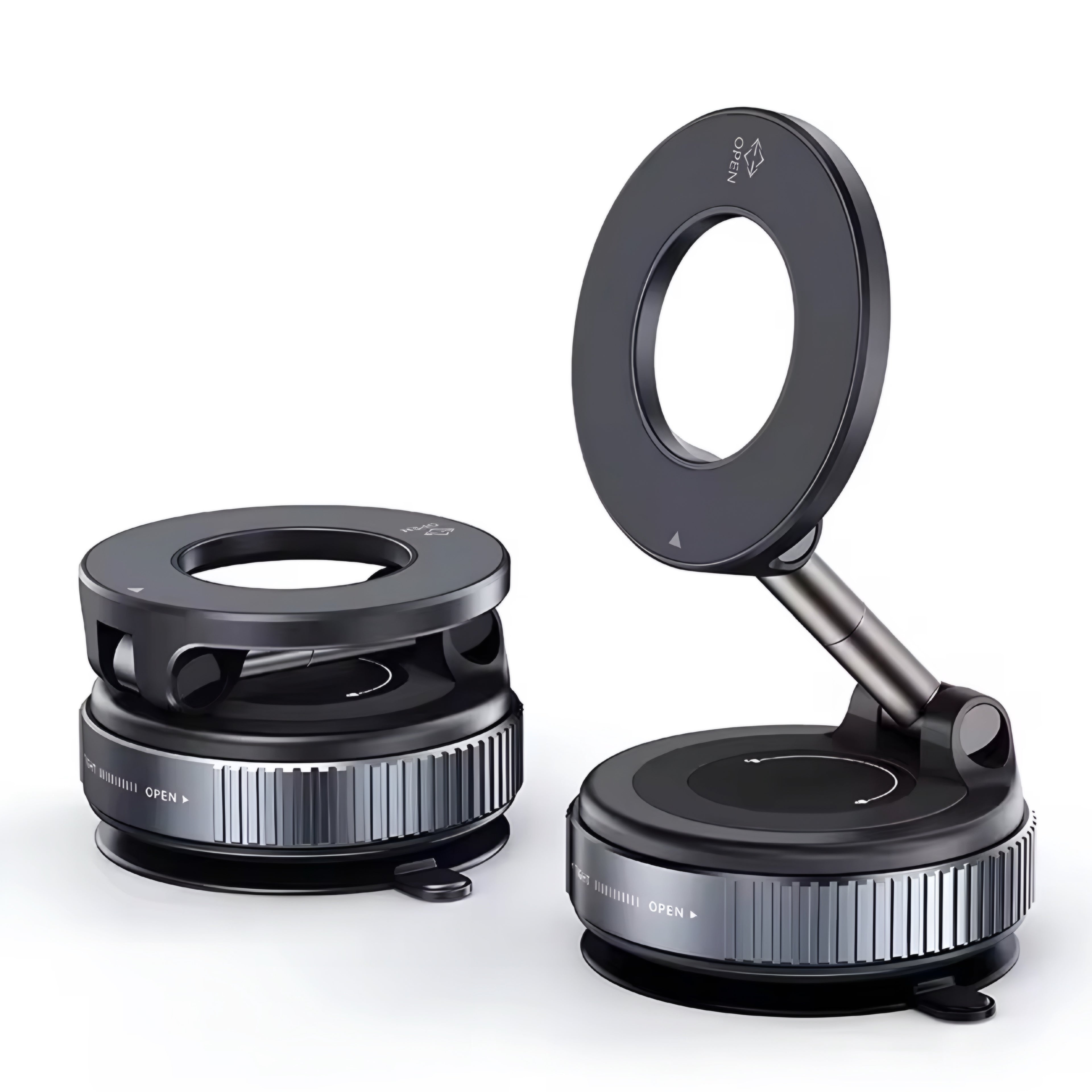 Vacuum Magnet Phone Bracket — Strong Hold, Flexible Viewing