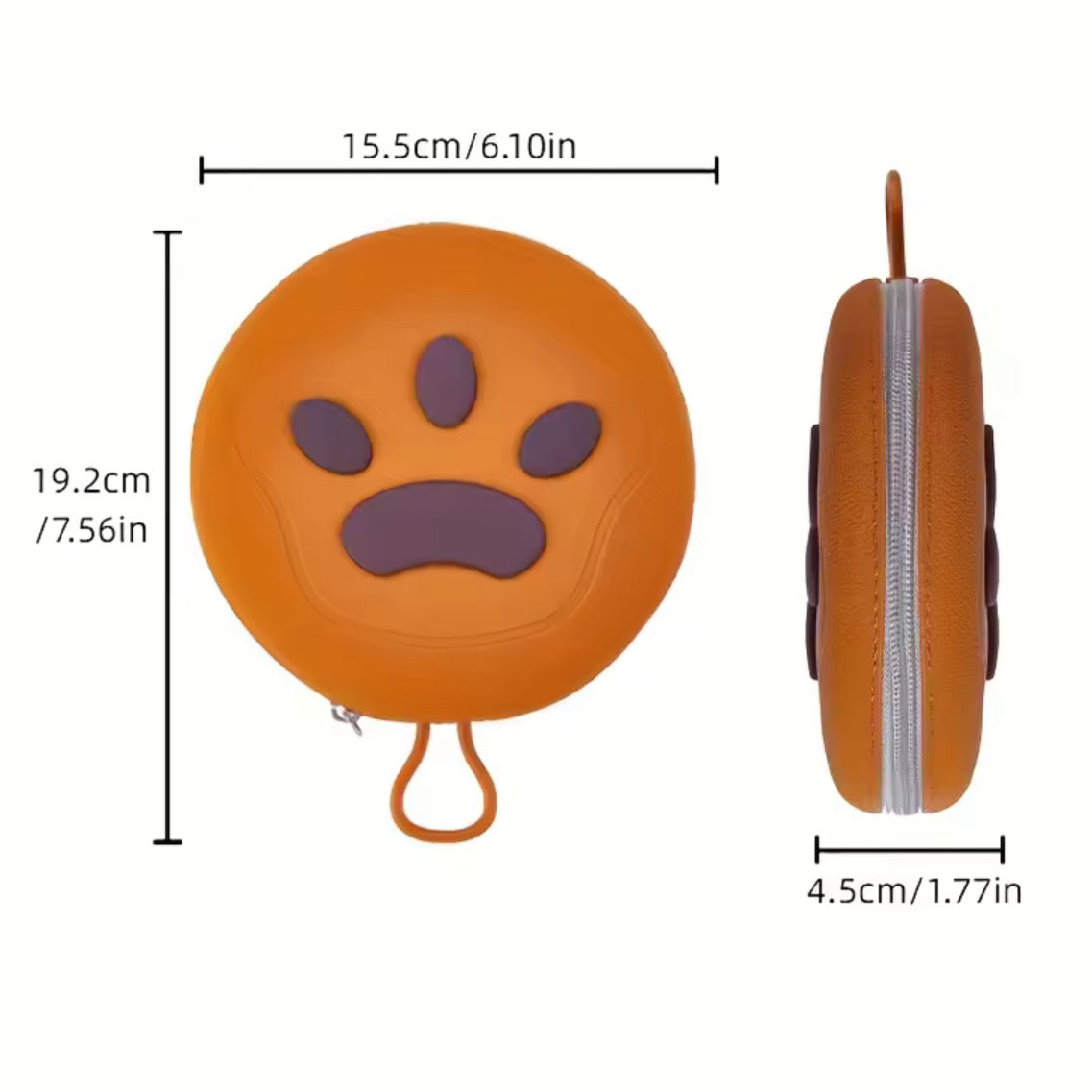 2-in-1 Foldable Silicone Dog Bowl — Portable Travel Feeding Solution