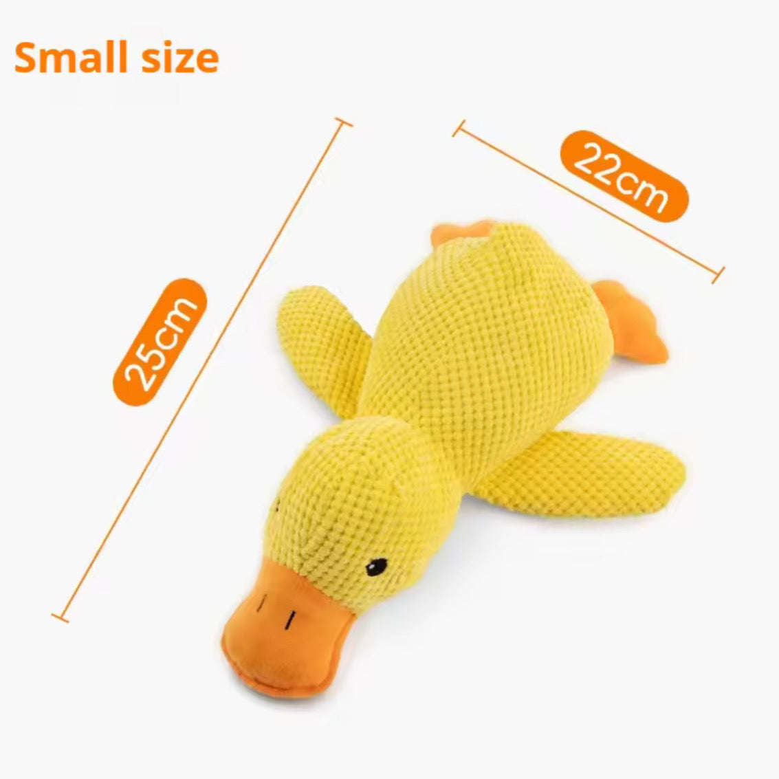 Plush Companion Sleeping Duck Dog Toy — Soft, Durable & Comforting