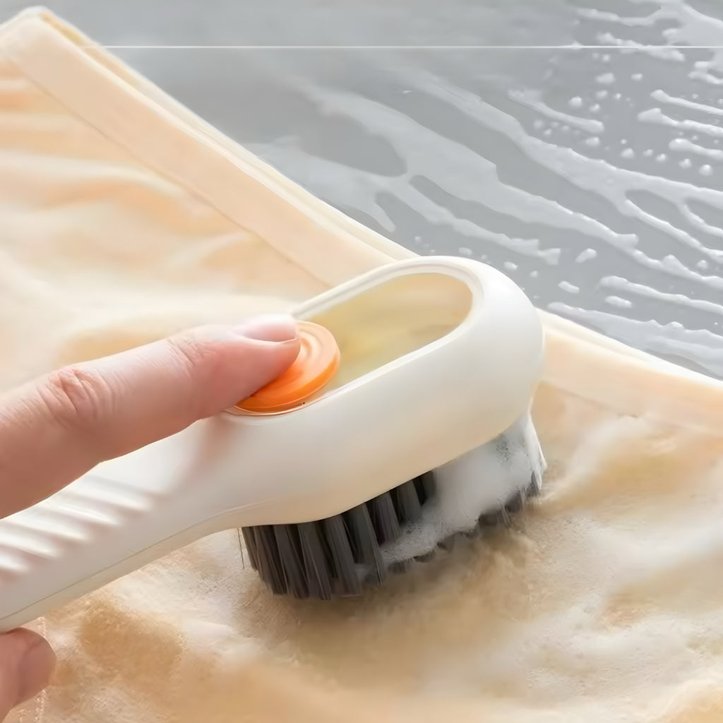Multifunctional Shoe Cleaning Brush with Built-in Soap Dispenser