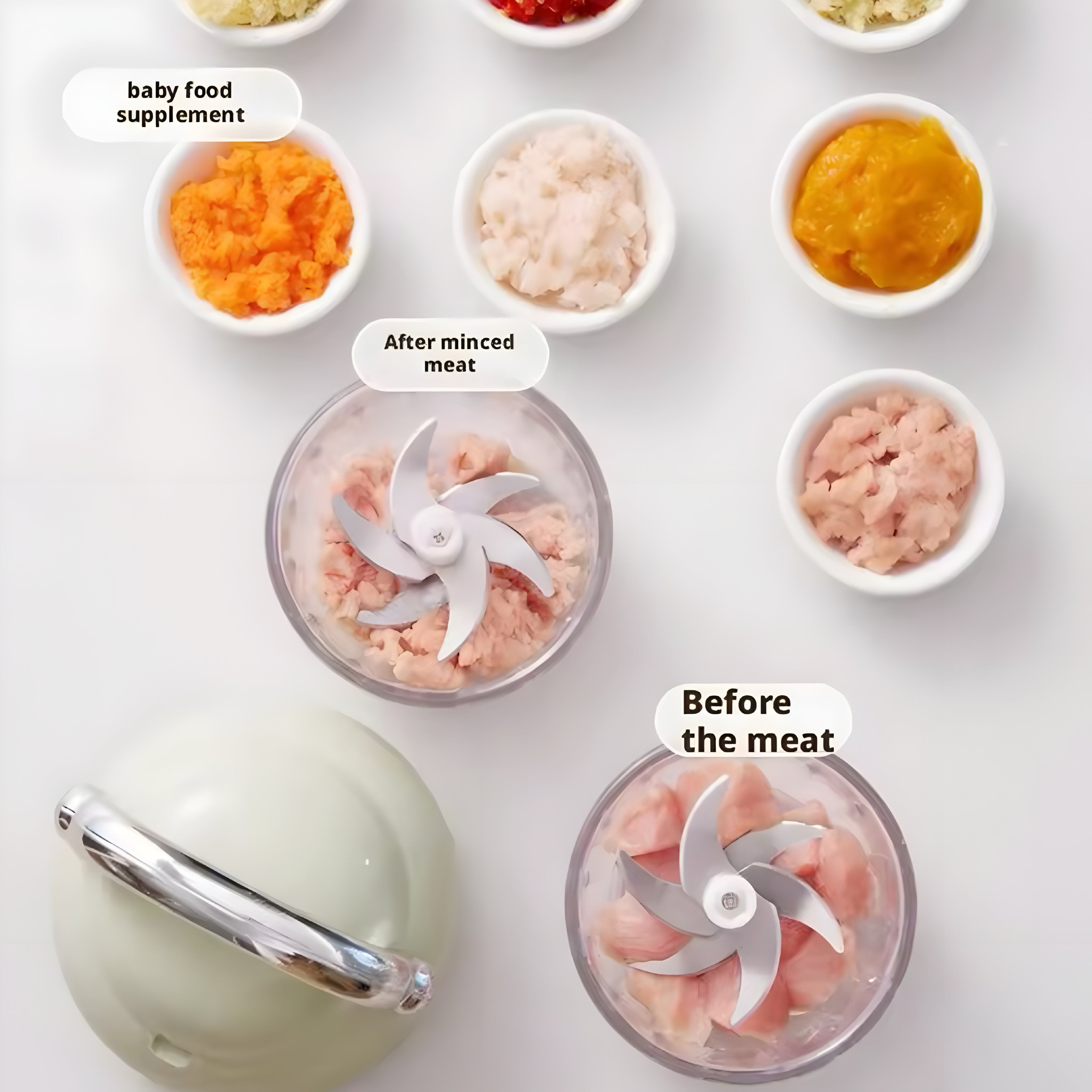 Professional Food Maker Electric Blender — Powerful, Portable & Multifunctional