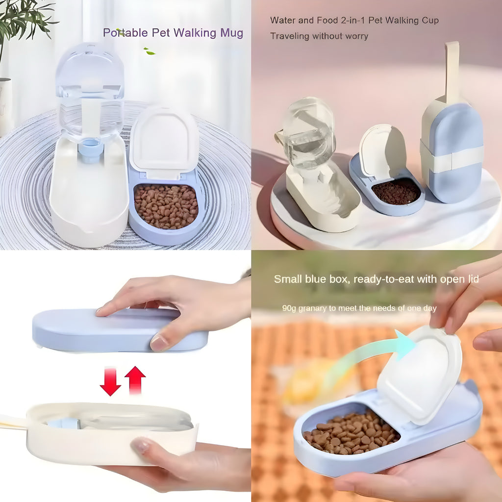 Portable Pet Water Bottle — Outdoor Drinking Fountain for Pets on the Go