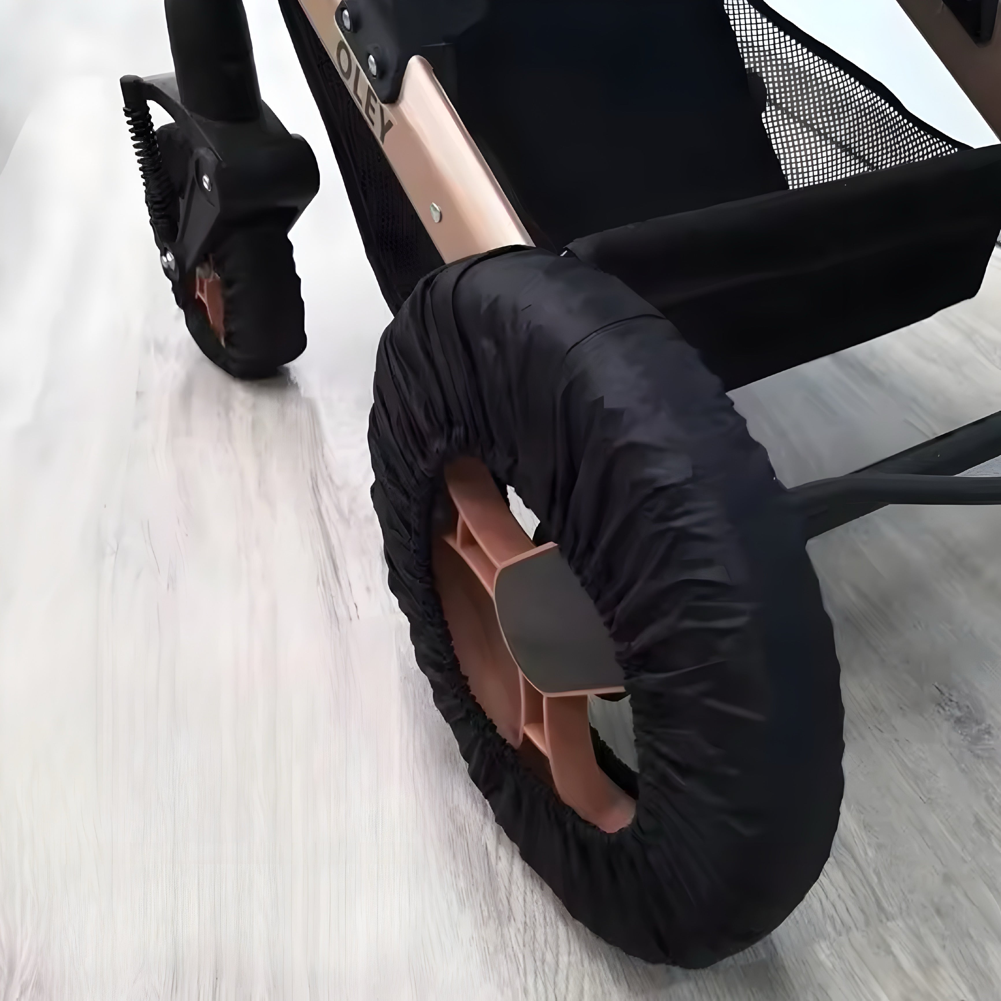 2Pcs Baby Stroller Wheel Covers — Dustproof, Clean & Convenient