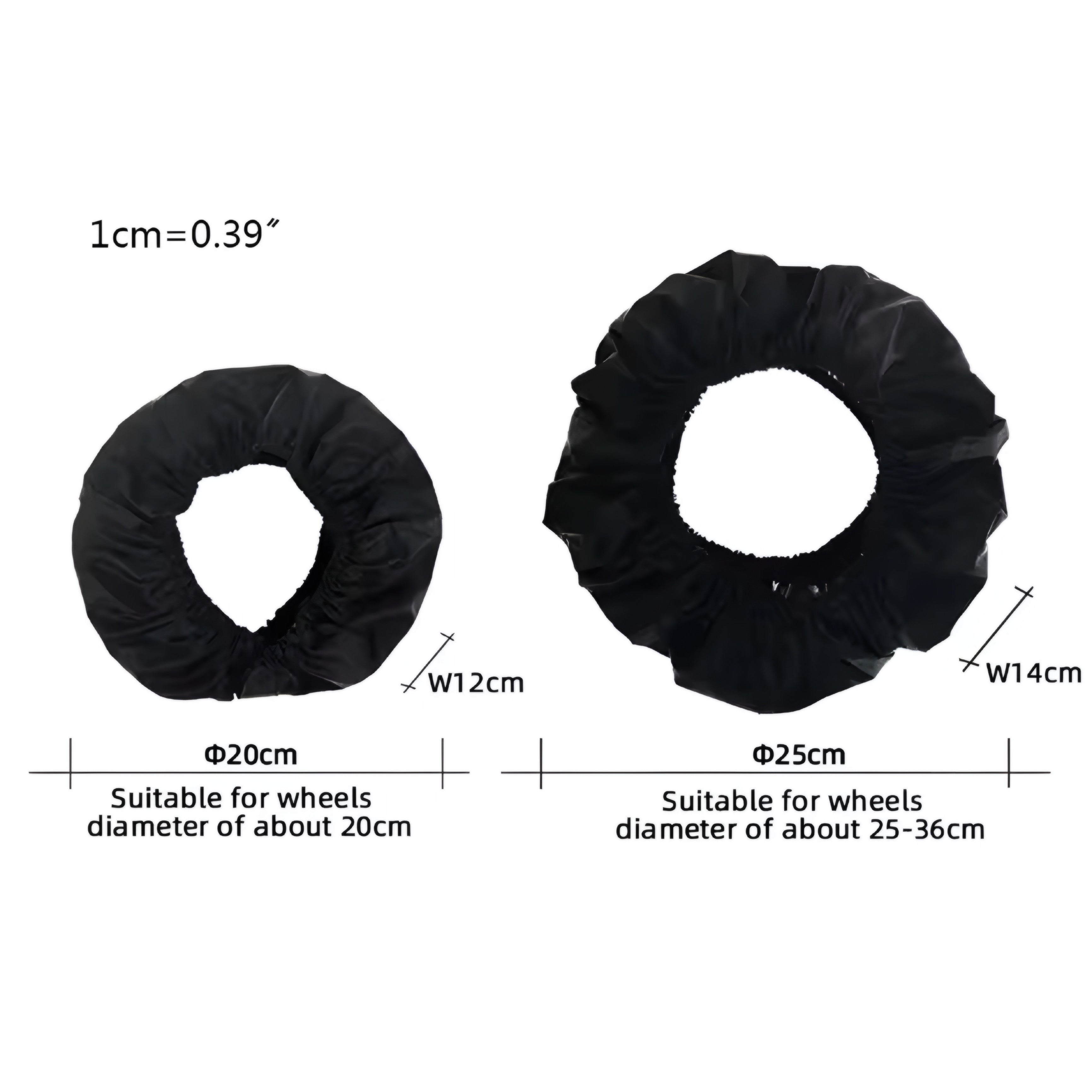 2Pcs Baby Stroller Wheel Covers — Dustproof, Clean & Convenient