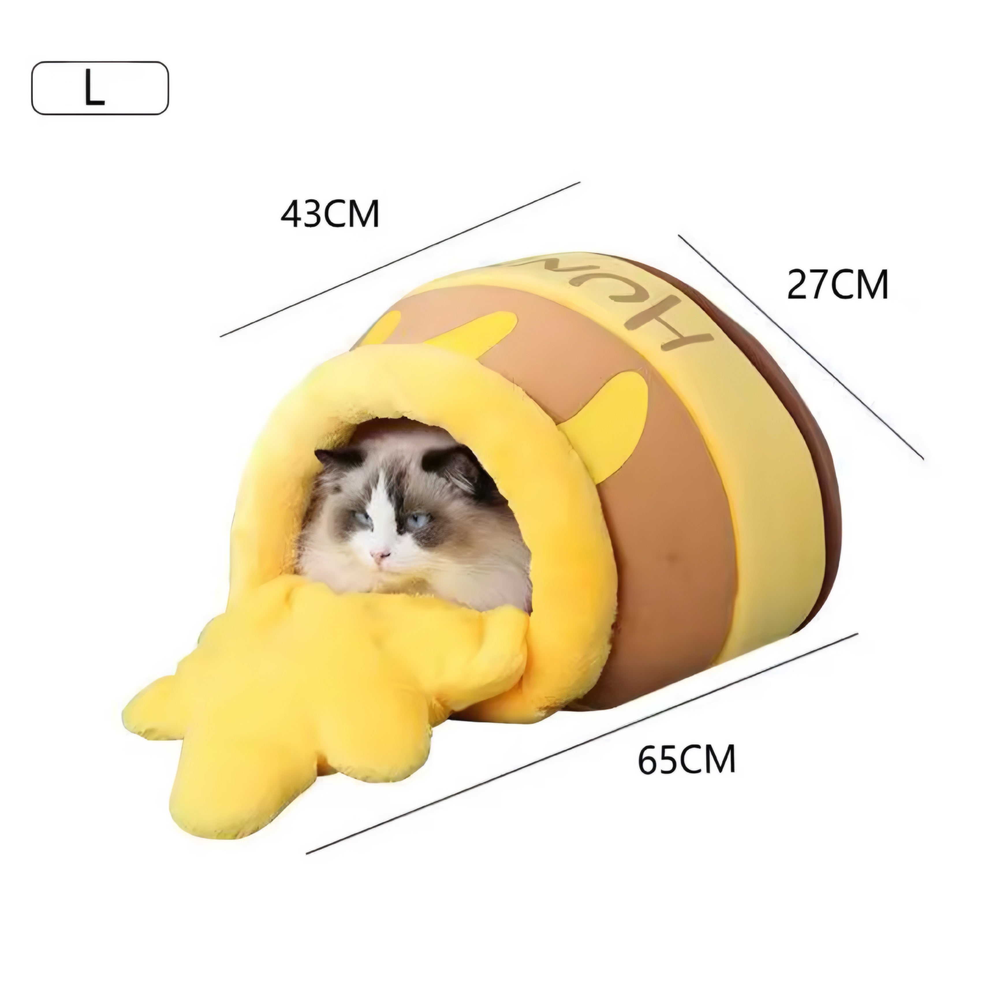 Honey Jar Cat Bed — Cozy, Cute & Irresistible