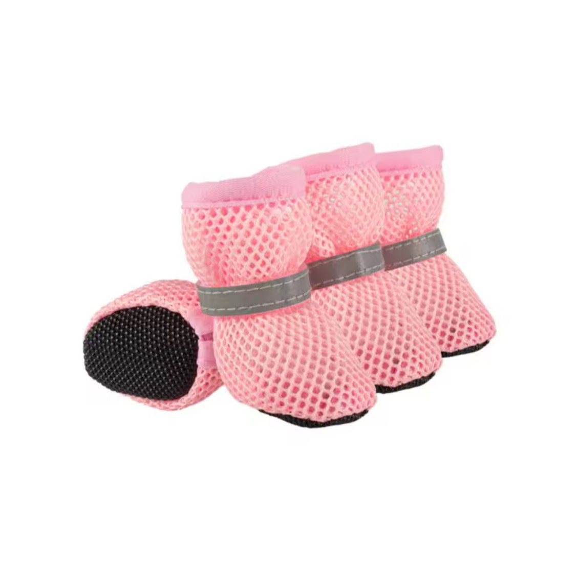 Fashion Breathable Dog Mesh Shoes — Lightweight, Non-Slip & Paw-Protective