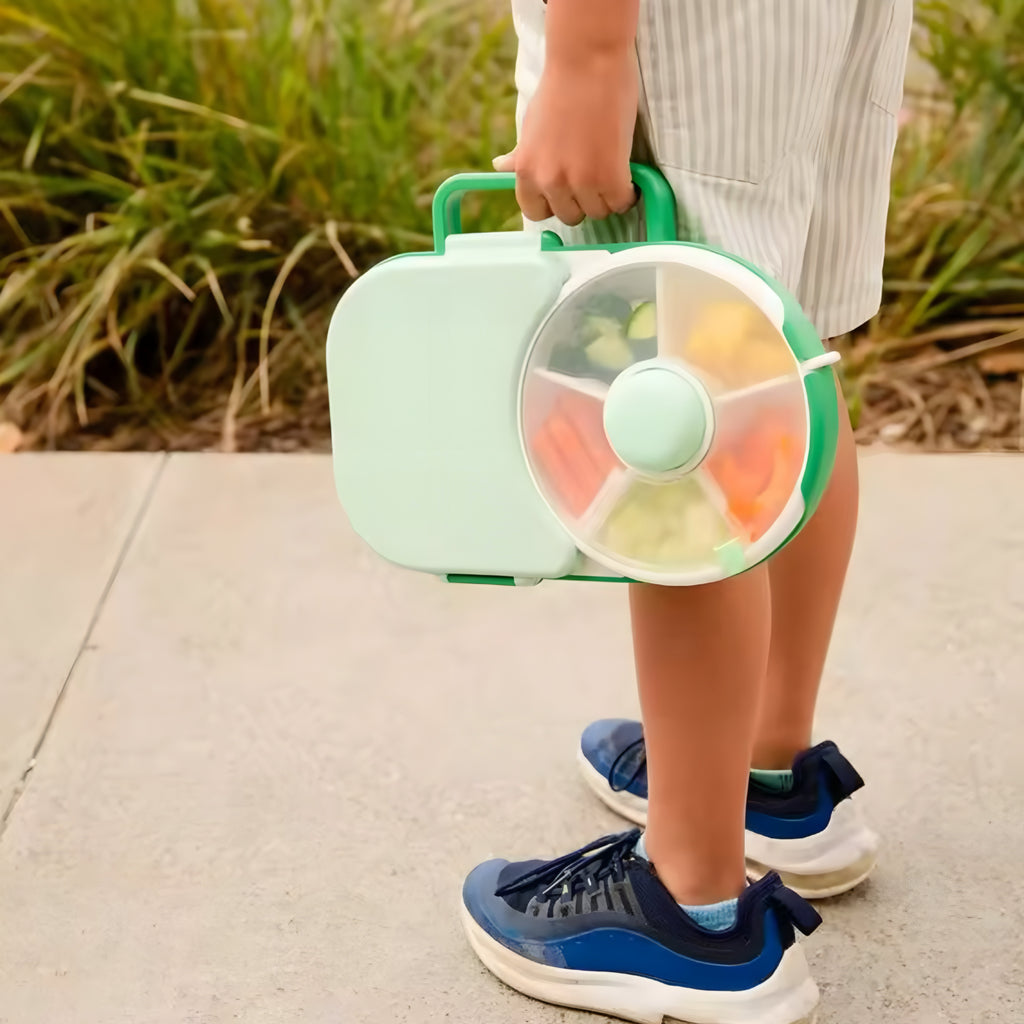 Kids Rotating Lunch Box with Snack Spinner — Fun, Interactive & Leak-Proof