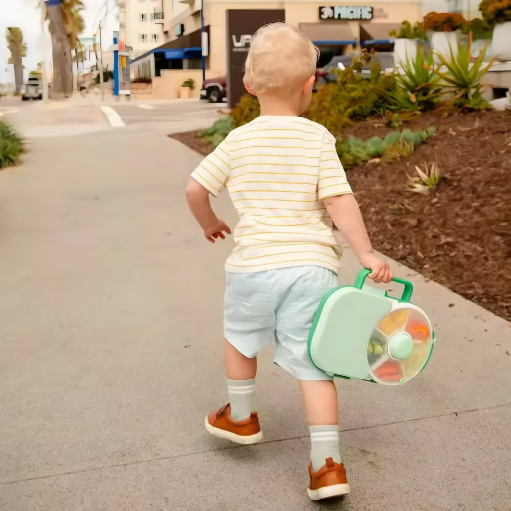 Kids Rotating Lunch Box with Snack Spinner — Fun, Interactive & Leak-Proof